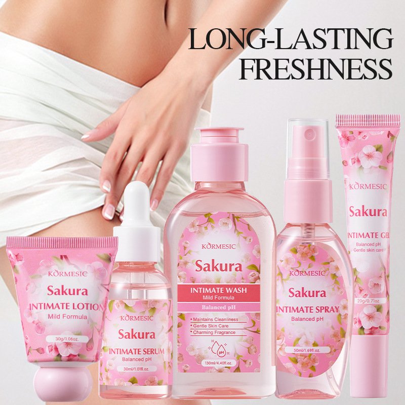 KORMESIC Sakura five-piece intimate care kit