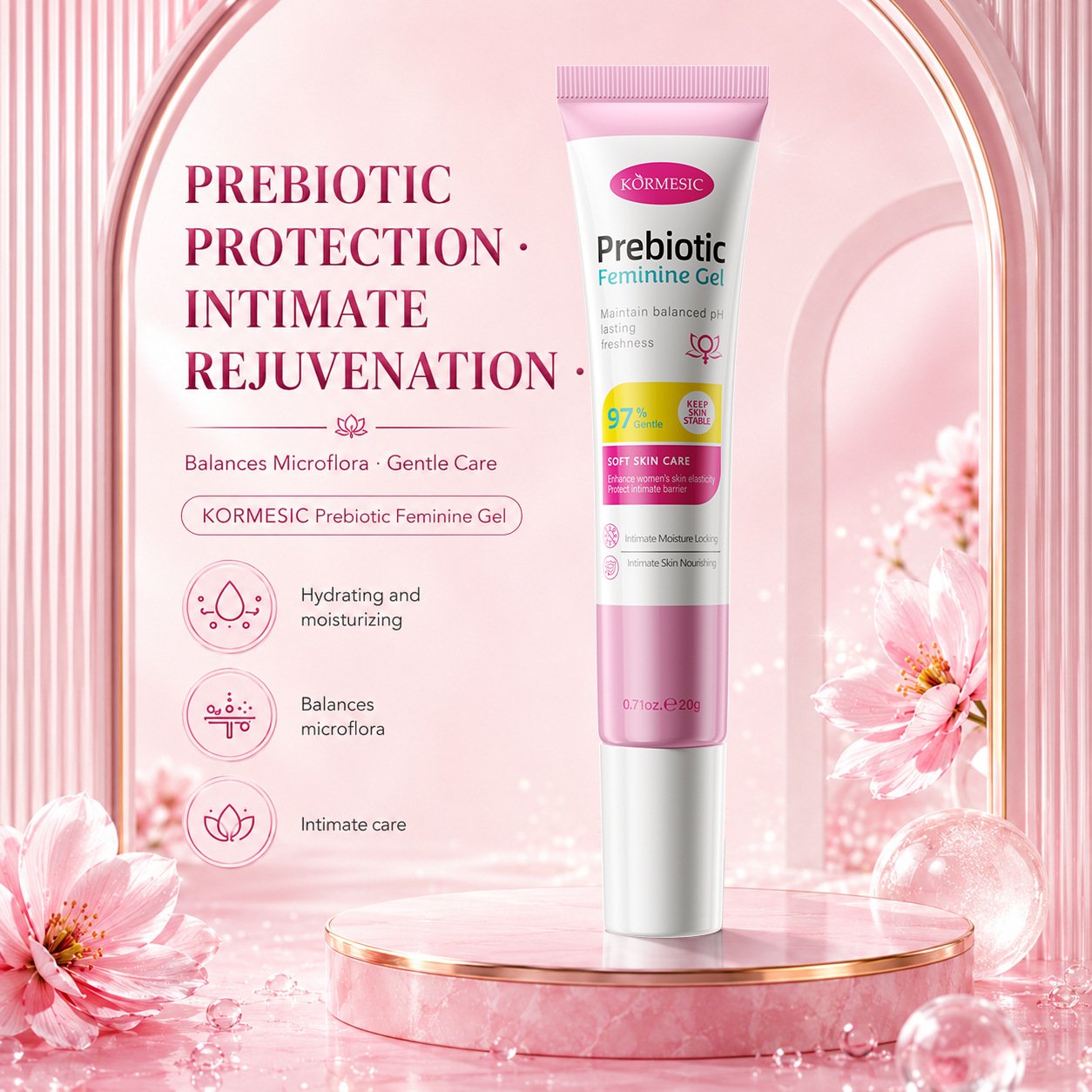 KORMESIC Prebiotic Feminine Gel