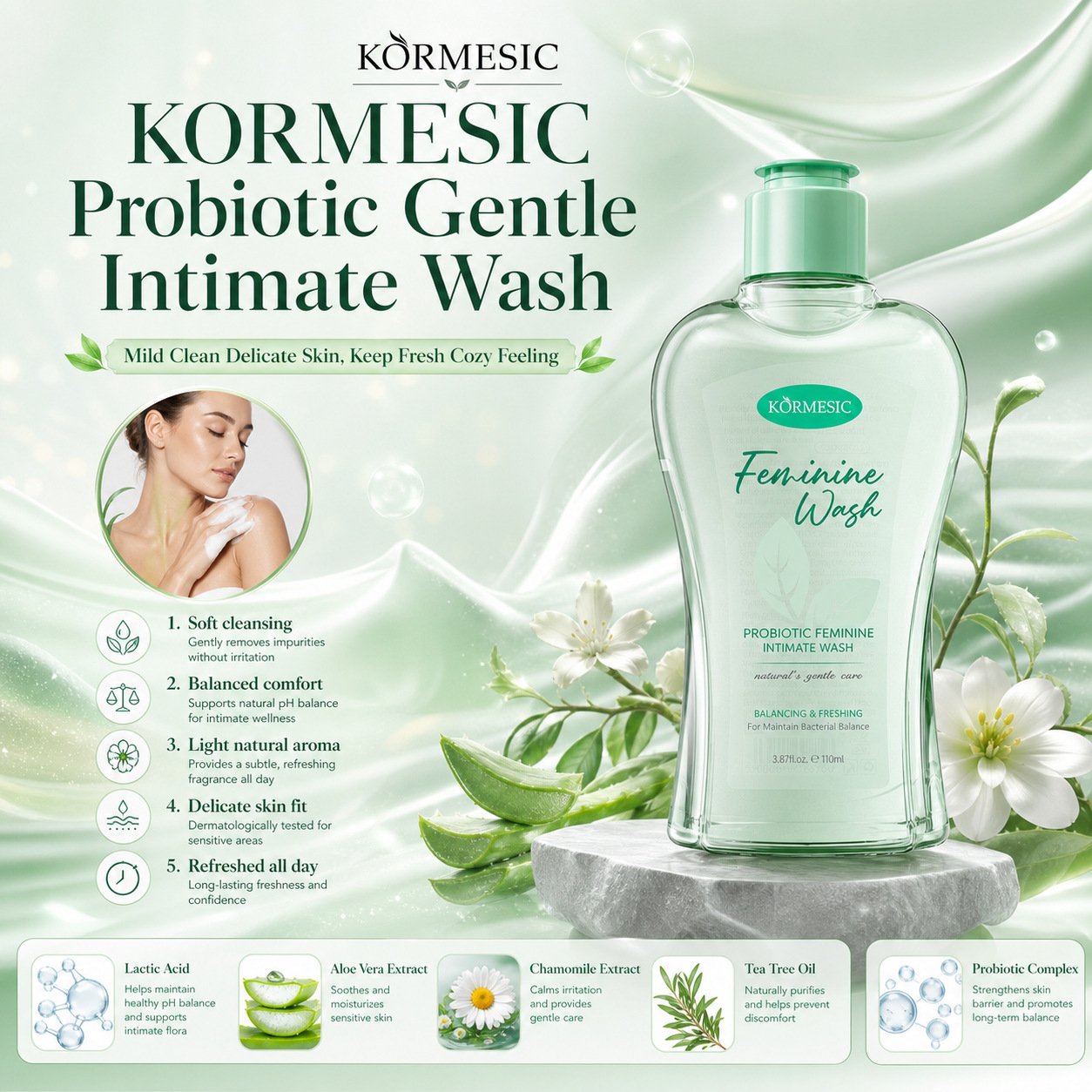 KORMESIC Probiotic Gentle Intimate Wash