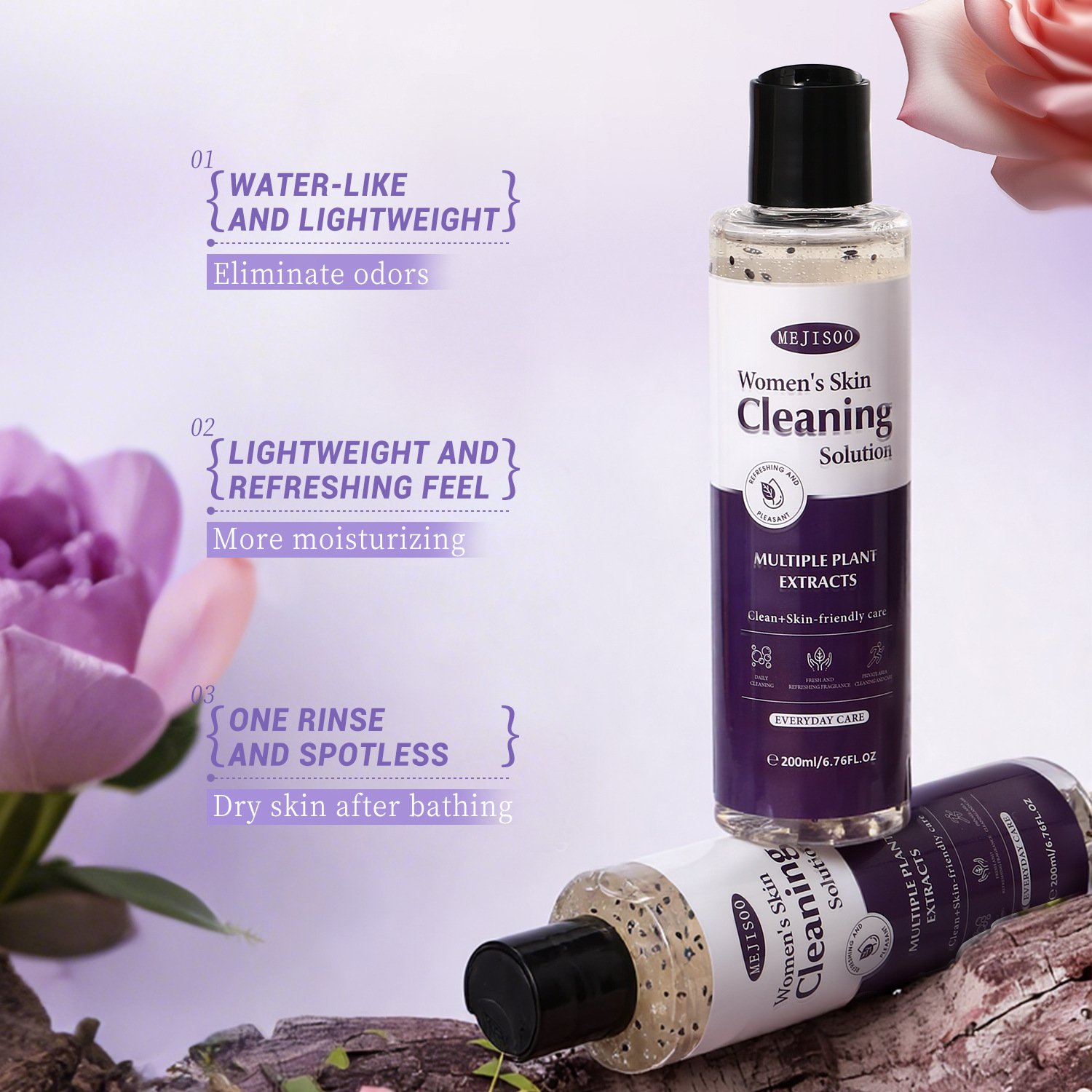 MEJISOO lightweight feminine cleansing solution benefits