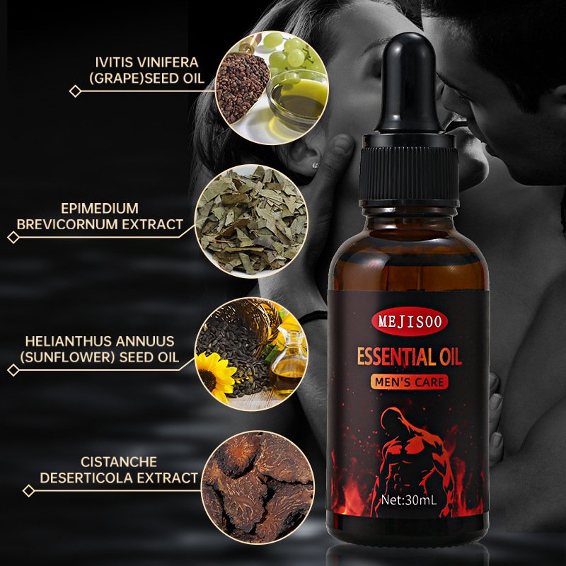 MEJISOO Men's Care Essential Oil botanical ingredients