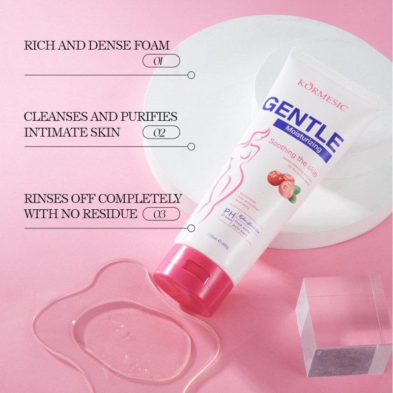 KORMESIC intimate body wash texture and product benefits