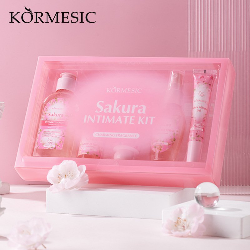 KORMESIC Sakura gift-ready intimate care kit