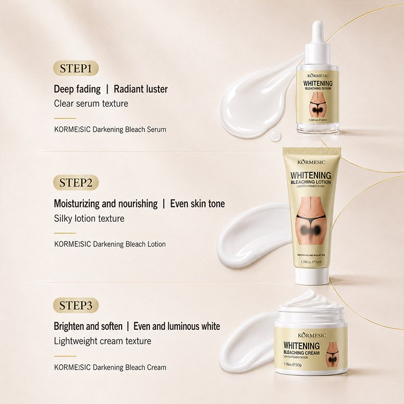 KORMESIC serum lotion and cream routine order