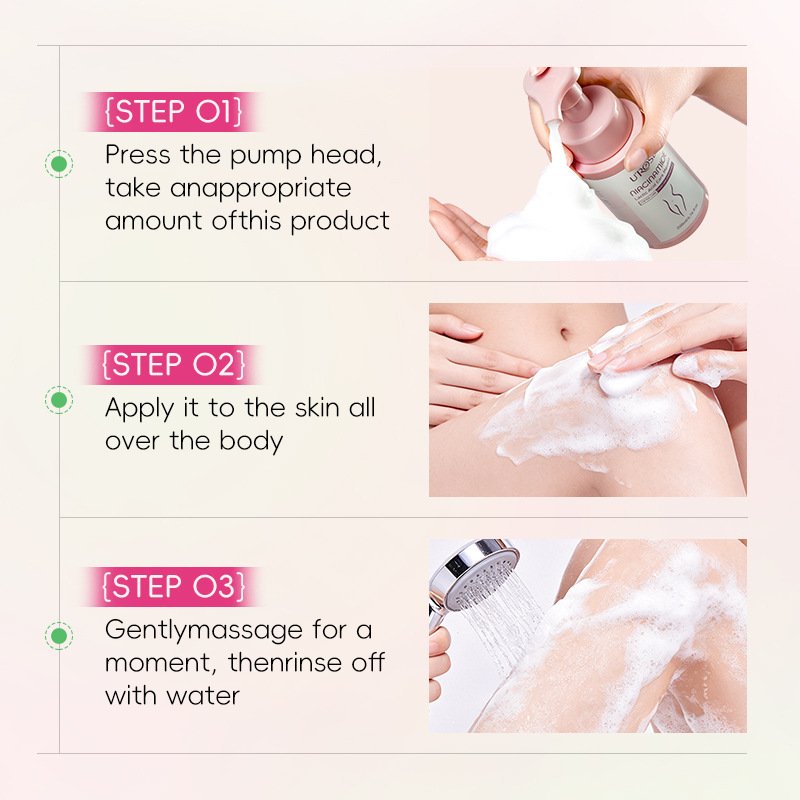 How to use U&rsquo;ROSE intimate care mousse