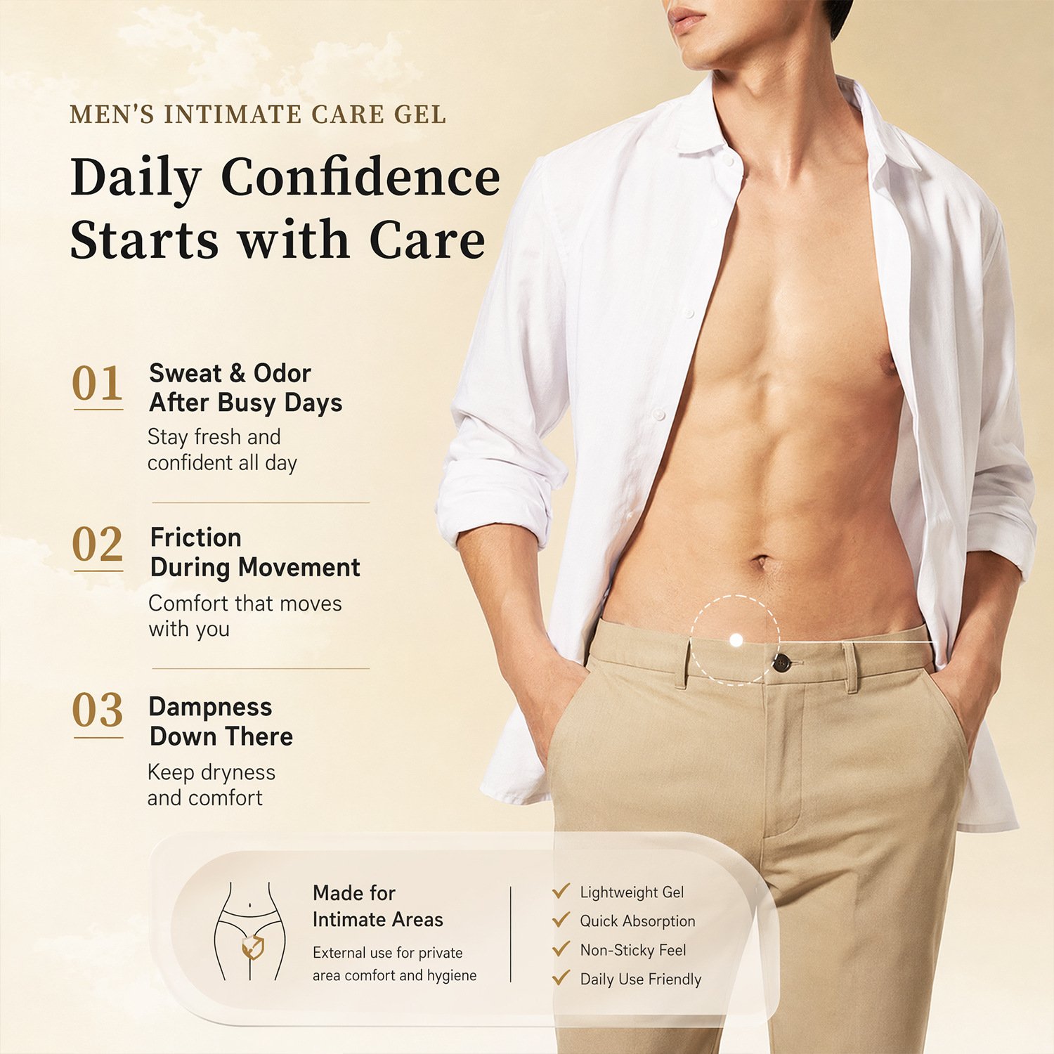 ALICEVA Men's External Intimate Care Gel