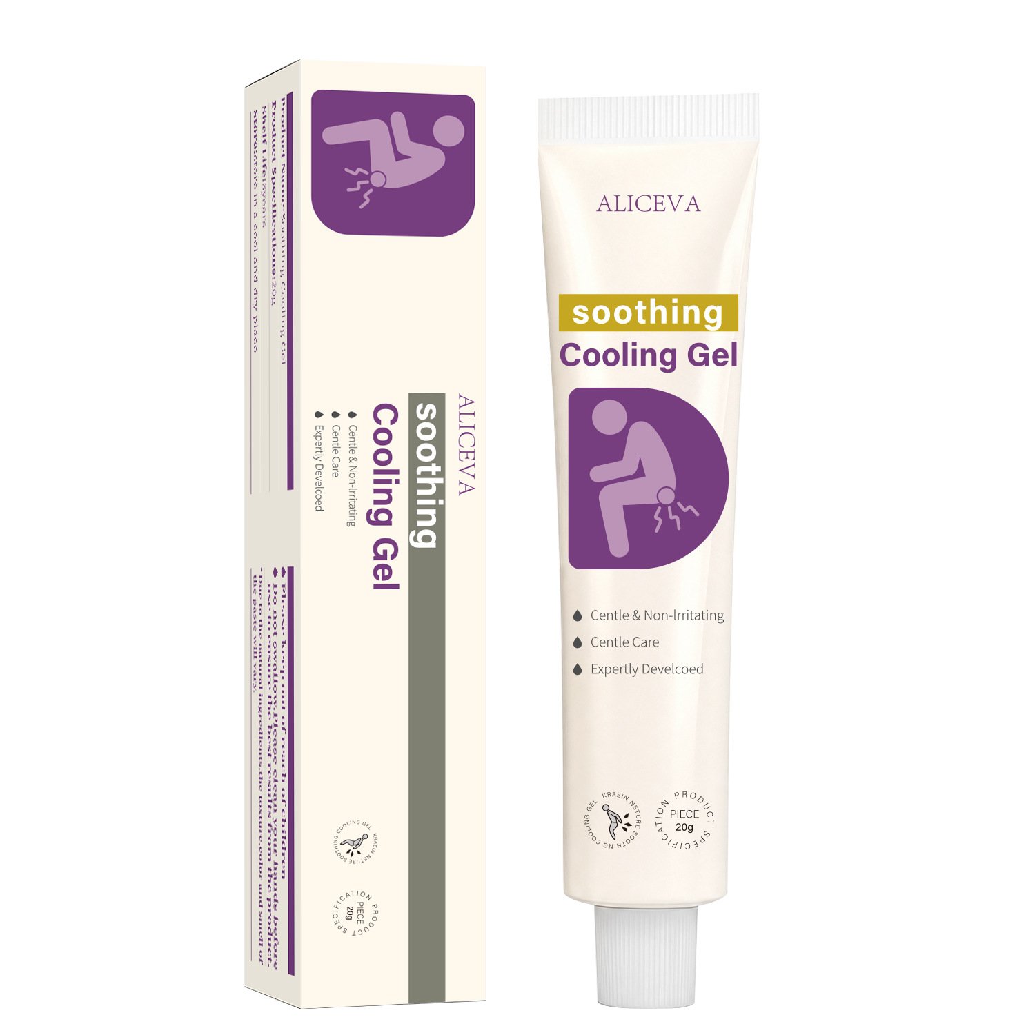 ALICEVA Soothing Cooling Gel with box