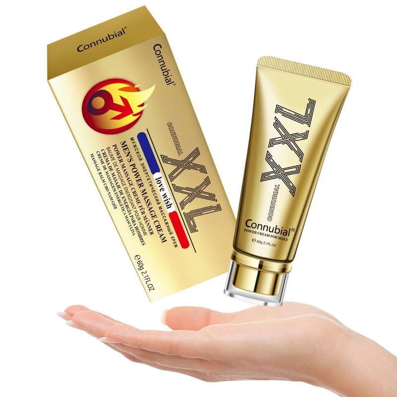 Connubial XXL men's penis massage cream and retail box