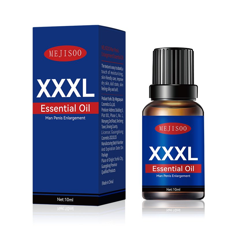 MEJISOO essential oil bottle and retail box