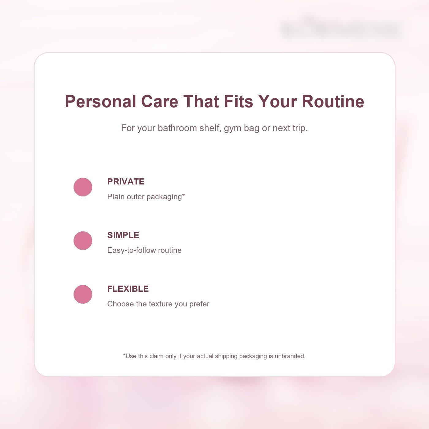 KORMESIC personal care and privacy