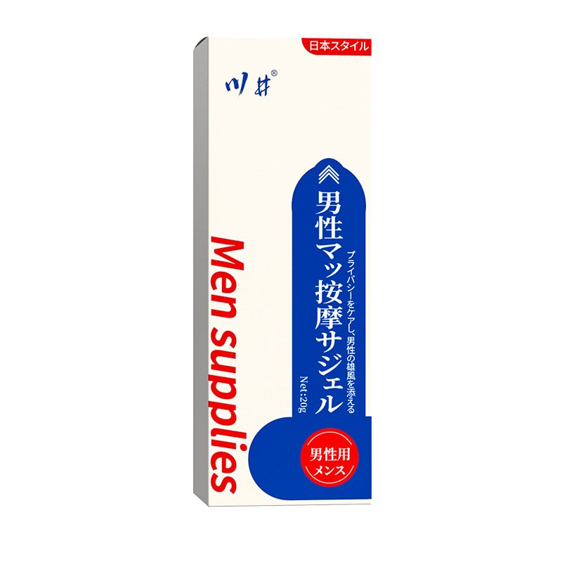 Japanese-style men's massage gel box