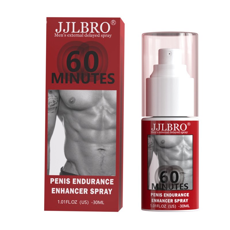 JJLBRO men's external delay spray with packaging